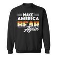 Lgbtq Gay Pride Month Make America Bear Again Gay Bear Sweatshirt
