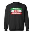 Life Freedom Vintage Distressed Free Iran Sweatshirt