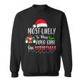 Most Likely To Play Video Game On Christmas Santa Gaming Sweatshirt