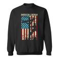 Lineman American Flag Electric Cable Patriotic Lineman Sweatshirt