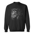 Lion Apparel Hand Drawing Game Day Vintage Detroit Sweatshirt