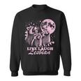 Live Laugh Lesbian Raccoon Lesbian Lgbtq Pride Month Sweatshirt