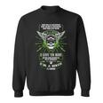 I Live To Ride Motorcycle Biker Gear Skull Weekend Warrior Sweatshirt