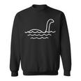 Loch Ness Monster Line Cute Nessie Nessy Animal Lover Sweatshirt