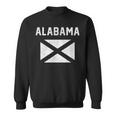 I Love Alabama Minimalist State Flag Sweatshirt