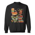 Love Black History Month Strong African Toddler Girls Sweatshirt