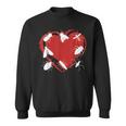 I Love Bugs Insects Creatures Flies Beetles Heart Sweatshirt