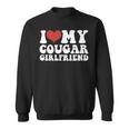 I Love Heart My Cougar Girlfriend Valentine Day Couple Sweatshirt