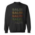 Love Heart Salmi Grungeintage-Stil Schwarz Salmi Sweatshirt