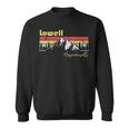 Lowell Massachusetts Roots Hometown Vintage Home State Pride Sweatshirt