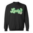 Lucky St Patrick's Day Retro Sweatshirt