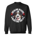 Lustiger Appenzeller Sennenhund Herzen Stehlen Sprengfurze Sweatshirt