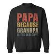 Lustigeratertag Papa Weil Opa Für Alte Leute Ist Kapuzenjacke Sweatshirt