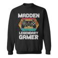 Madden Legendary Video Gamer Custom Name Personalized Gaming Sweatshirt