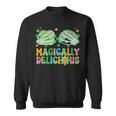 Magically Delicious Hippie St Patrick's Day Skeleton Charms Sweatshirt