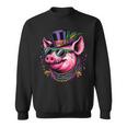 Mardi Gras Pig Sweatshirt