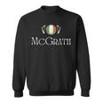 Mcgrath Surname Irish Family Name Heraldic Flag Harp Sweatshirt