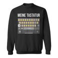 Meine Tastatur Daumen HochAter Papa Nachricht Dad Message Sweatshirt