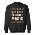 Melanin Black Pride Plumber Magic Junenth Sweatshirt