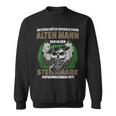 Men's Underschätze Niemal Einen Alten Mann Steiermark Slogan Sweatshirt