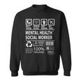 Mental Health Social Worker Multitasking Job Sweatshirt