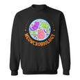 Meowcrobiology Cat Microbiology Science Biology Cat Lover Sweatshirt
