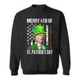 Merry 4Th Of St Patrick's Day Joe Biden Leprechaun Hat Sweatshirt