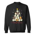 Merry Catmas Cat Christmas Tree Cat Lover Sweatshirt