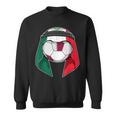 Mexico Flag Keffiyeh Soccer Ball Fan Jersey Sweatshirt