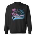 Miami City Beach Miami Florida Basketball Game Lovers Sweatshirt