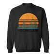 Michigan Vintage Retro Sunset Mi State Sweatshirt
