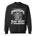 Mit den Söhnen Odins Rufen Wir Keine Polizei Sweatshirt Schwarz für Männer