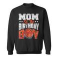 Mom Basketball Birthday Boy Family Baller B-Day Party Sweatshirt