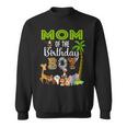 Mom Of The Birthday Boy Wild Zoo Theme Safari Party Sweatshirt