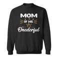 Mom Of MsOnederful Wonderful Fun 1St Birthday Girl Sweatshirt