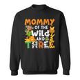 Mommy Of The Wild And Three Zoo Birthday Party Safari Theme Sweatshirt