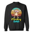 Monkey Dad Lovers Daddy Fathers Sweatshirt