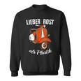 Moped Roller Lieber Rost Als Plastik Sweatshirt