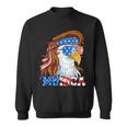 Murica Eagle 4Th Of July Mullet American Flag Usa Patriotic Sweatshirt