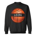 Neuheit Personalisierte Name Leon Sport Basketball Sweatshirt