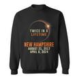 New Hampshire Total Solar Eclipse Twice In A Lifetime 2024 Sweatshirt