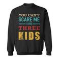 Nicht Erschrecken Papaater Drei 3 Kinder Saying Sweatshirt