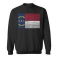 North Carolina State Flag Vintage Distressed Nc Sweatshirt