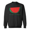 This Is Not A Watermelon Palestinian Territory Flag French Sweatshirt