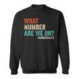 What Number Are We On Dance Dad Life Cheer Dance Dad Sweatshirt