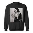 Nun Middle Finger Attitude Novelty Nun Unholy Sweatshirt