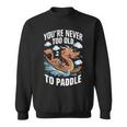 Nunca Eres Demasiadoiejo Para Remar Dragon Boat Racing Team Men Camisa de entrenamiento