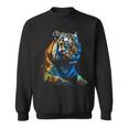 Obra De Arte De Tigre Animal Arte Camisa de entrenamiento