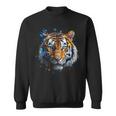Obra De Arte De Tigre Colorido Animal Arte Tigre Camisa de entrenamiento