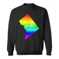 The Official Gay Pride Washington Dc Rainbow Sweatshirt